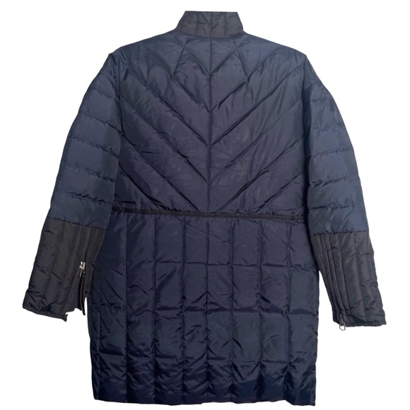 Madewell Women’s Navy & Black Down Puffer Coat S - Picture 5 of 7